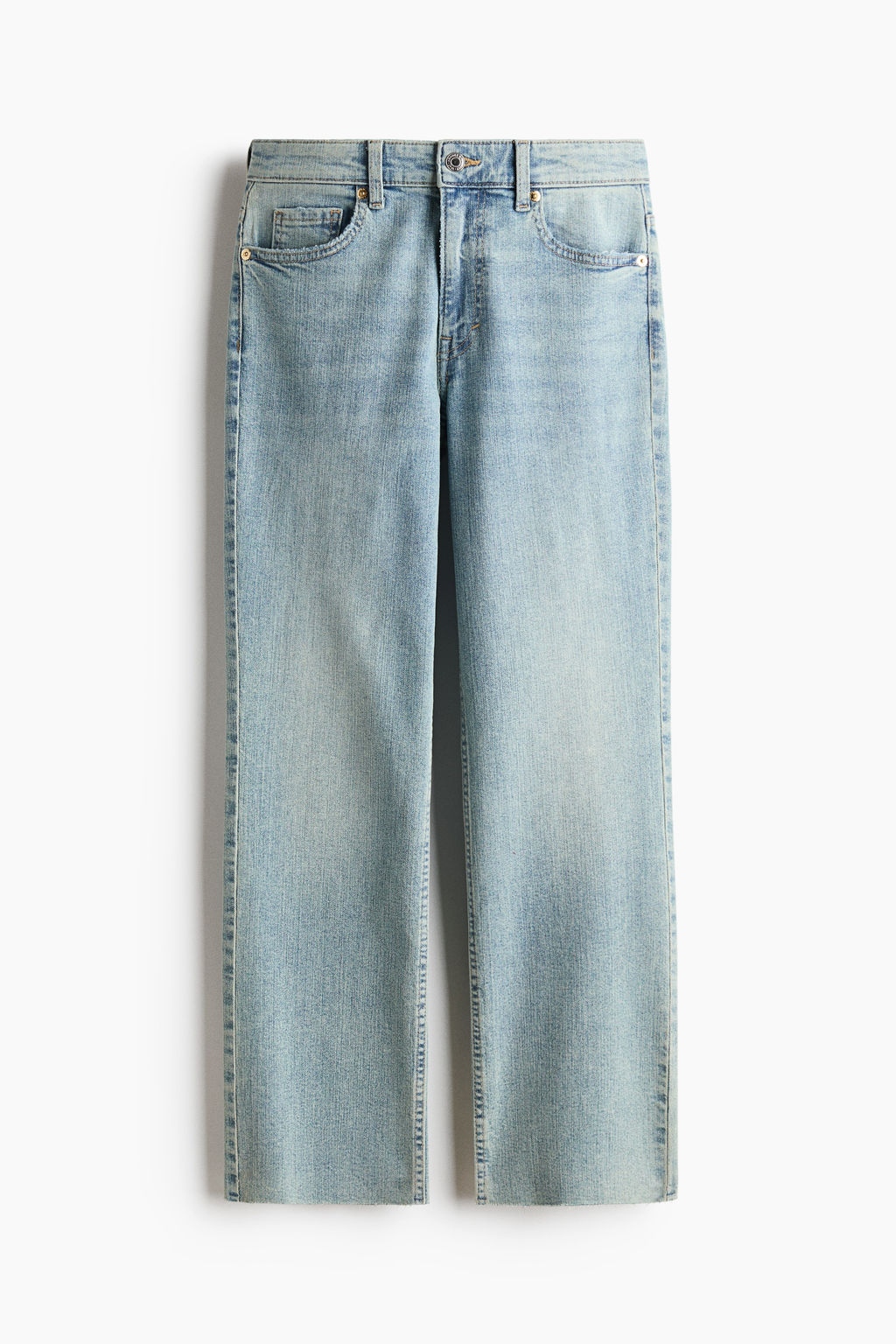 Flared Regular Waist Ankle Jeans - H&m фото 2