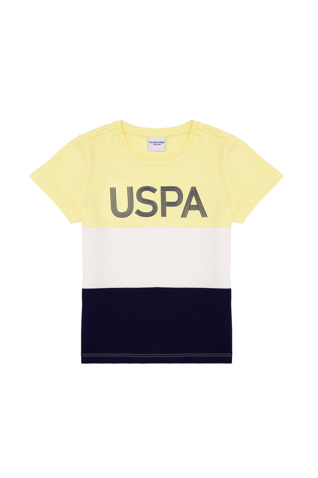 U. S. Polo Assn Детская светло-желтая футболка с круглым вырезом - U.s. polo assn фото 4