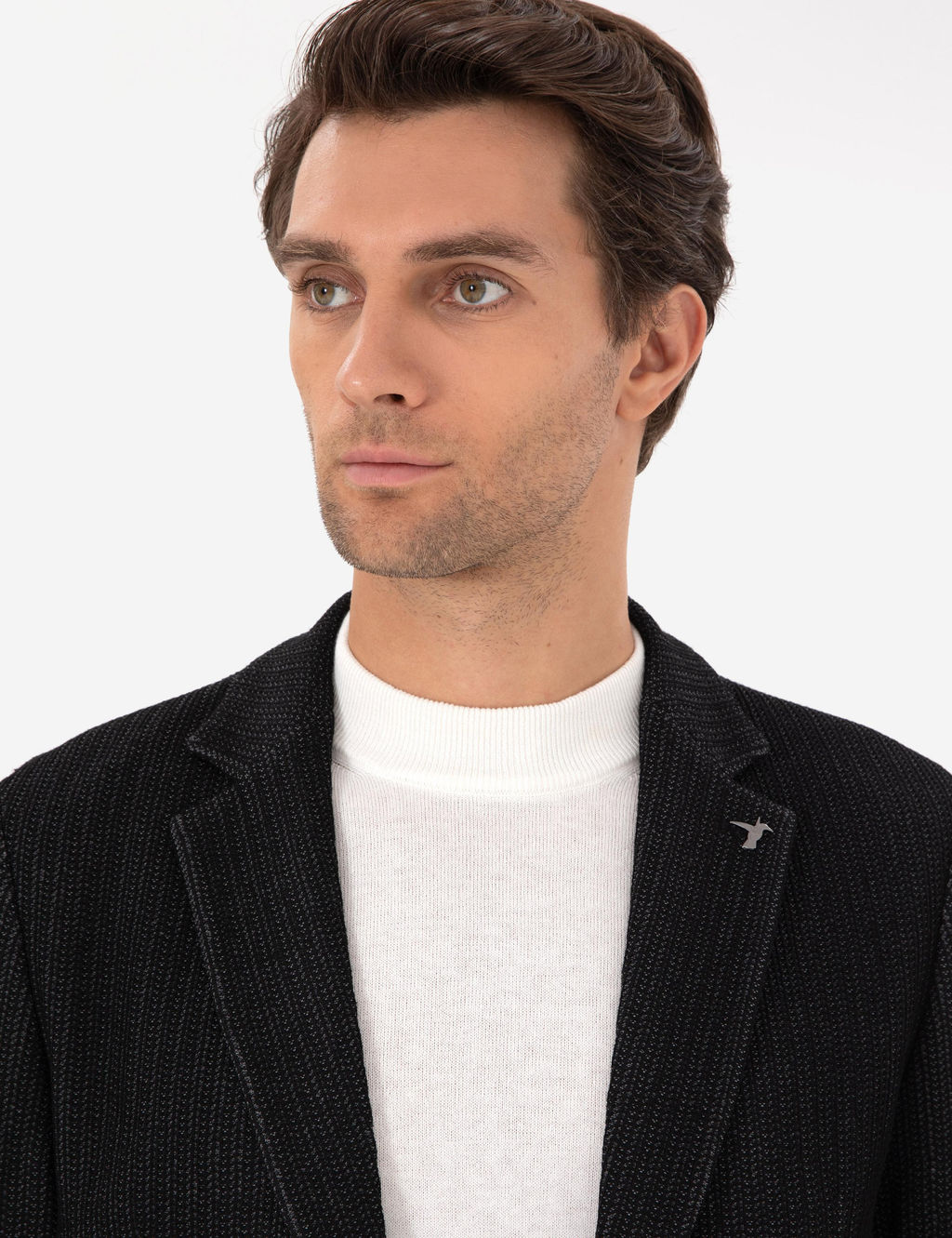 Черная зауженная куртка - Cacharel фото 2