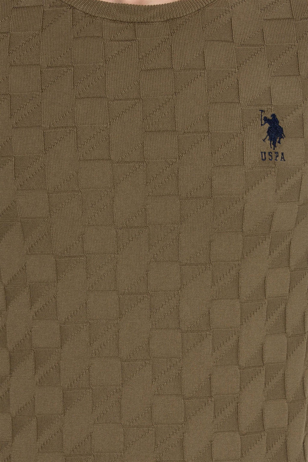 Мужской базовый свитер кокосового цвета Неожиданная скидка в корзине - U.s. polo assn фото 6