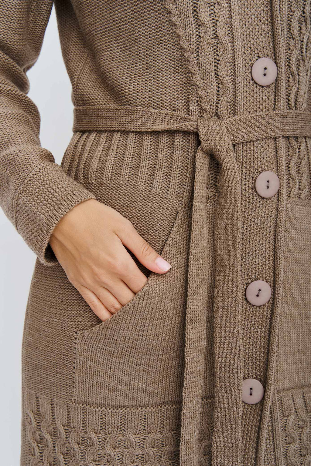 Кардиган 35166 к/кофейный (1920) - Злата Стиль фото 10