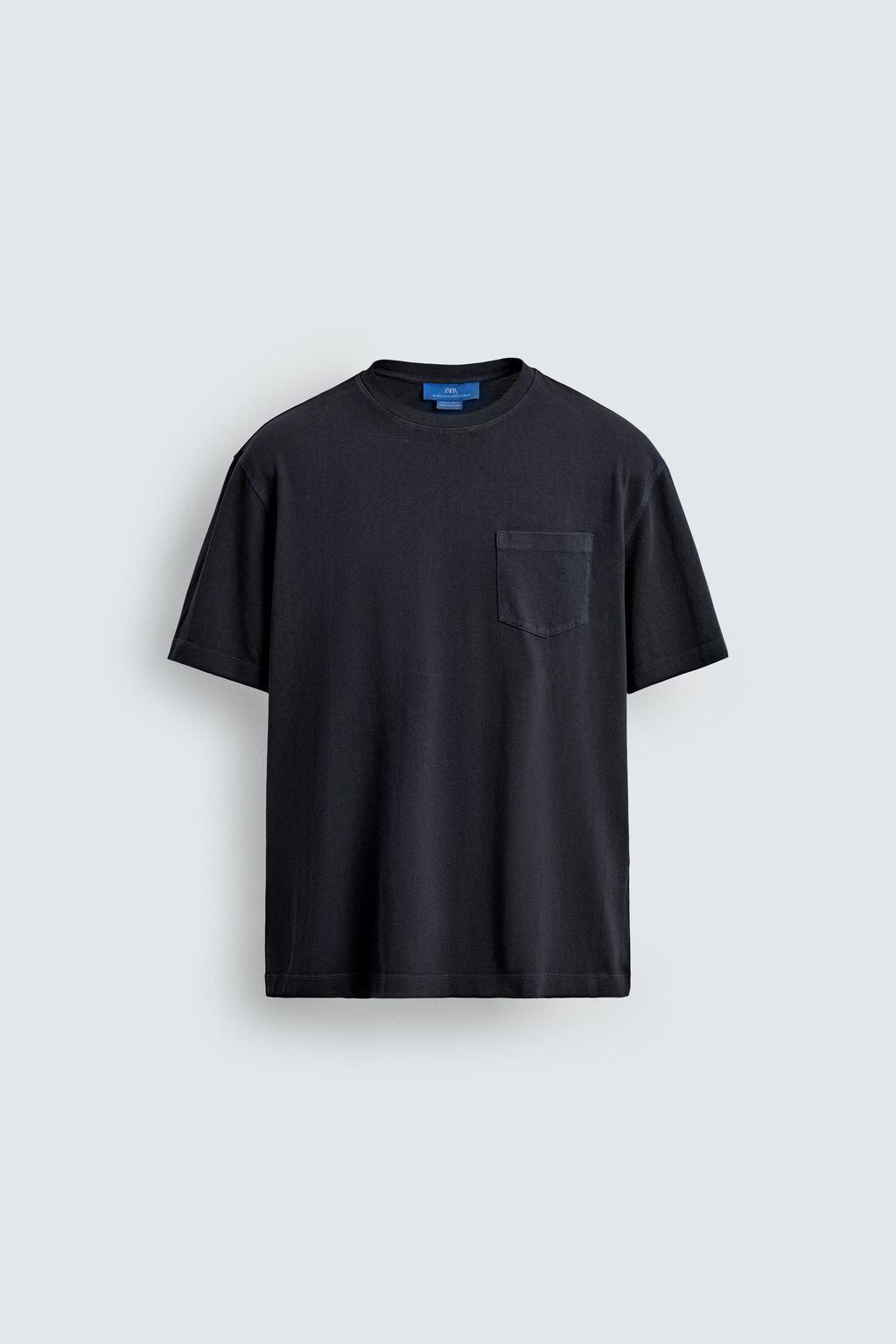 CAMISETA BOLSILLO AARON LEVINE X ZARA / Marino  фото 7