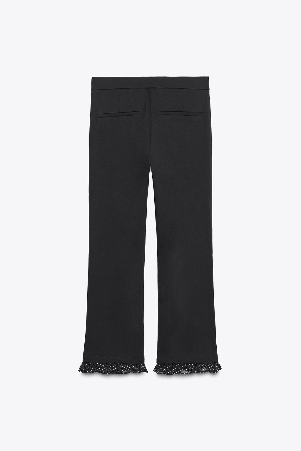RUFFLED MINI FLARE TROUSERS - Zara фото 5