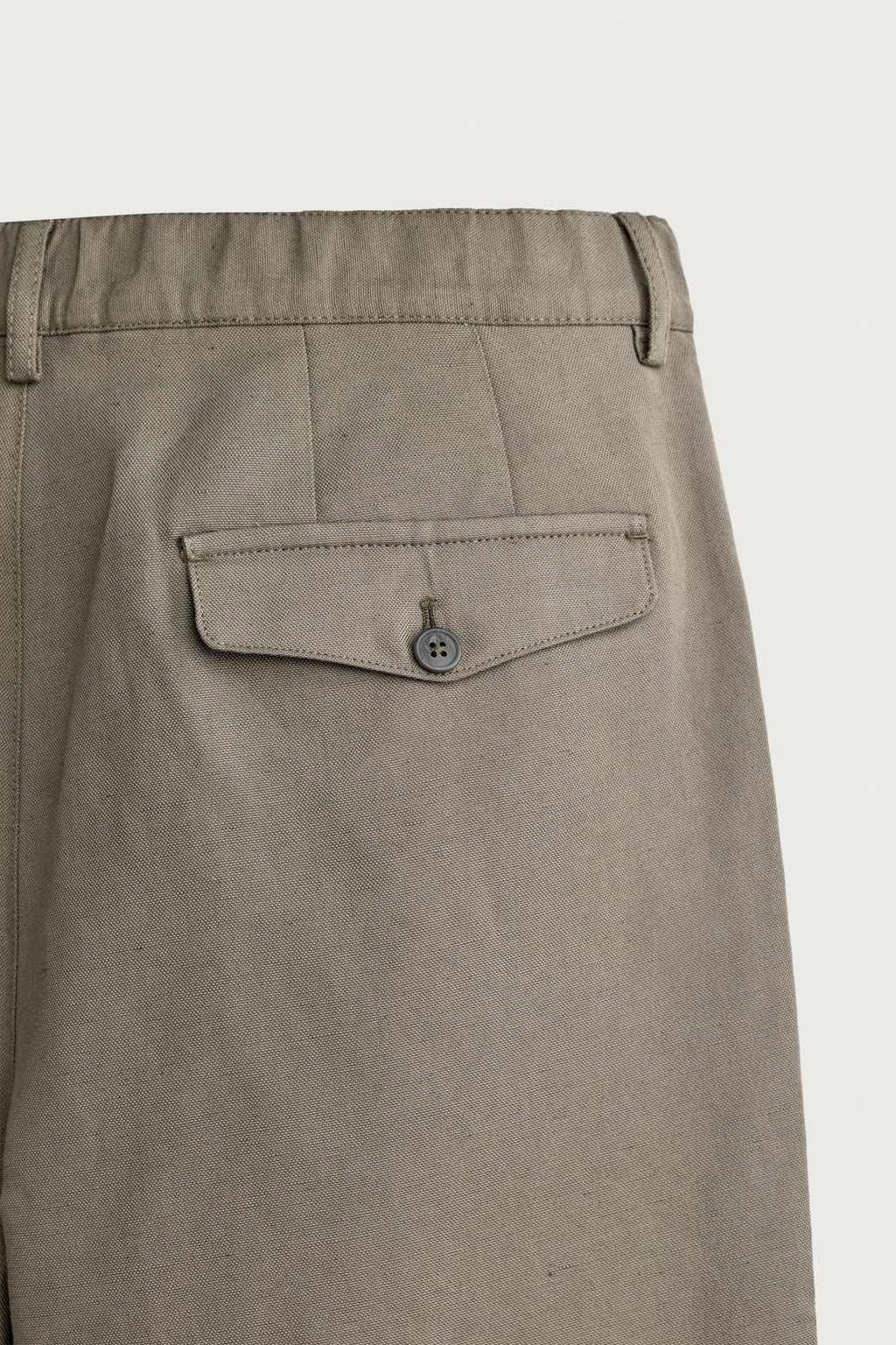 PANTAL?N RELAXED FIT ALGOD?N - LINO / Khaki