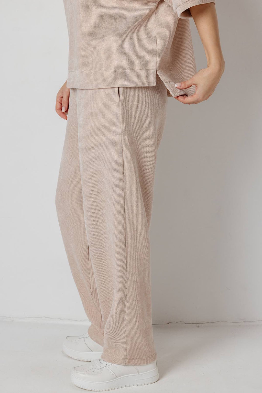 Брюки женские 204В/01/Светло-бежевый