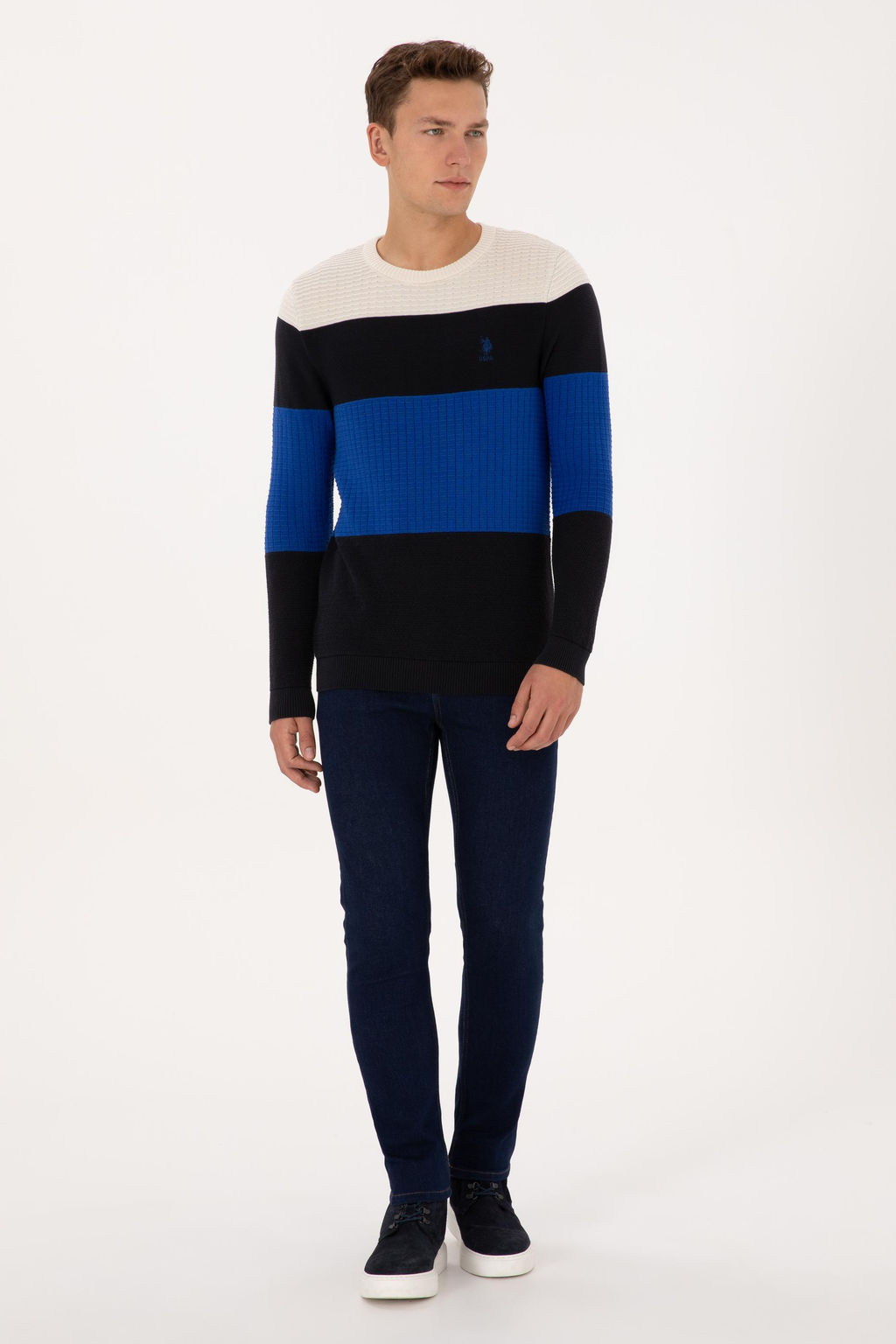 Erkek Lacivert Kazak - U.s. polo assn фото 4