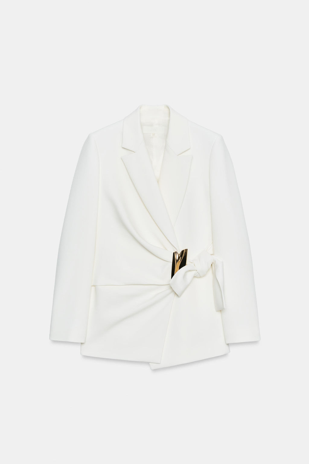 BLAZER CRUZADA HEBILLA / Blanco roto - Zara фото 5