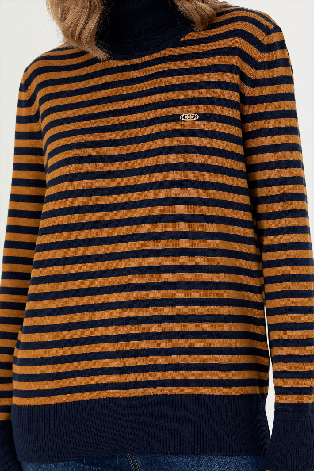 Женская темно-синяя водолазка Неожиданная скидка в корзине - U.s. polo assn фото 6