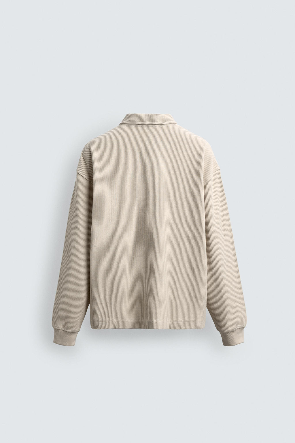 CABLE KNIT TEXTURED POLO SHIRT - Zara фото 8
