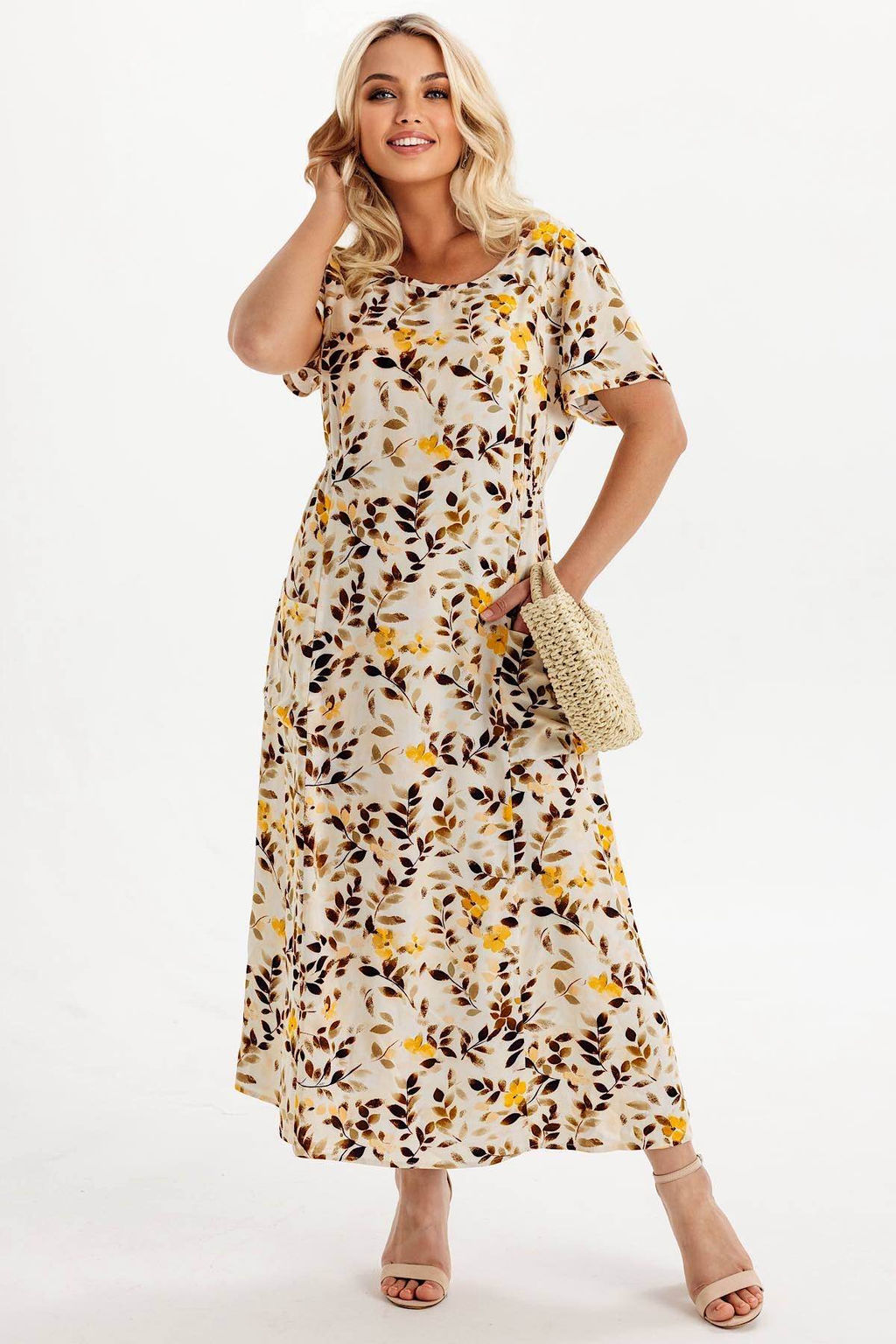 Платье штапель 6146/03/Экрю - Rise фото 2