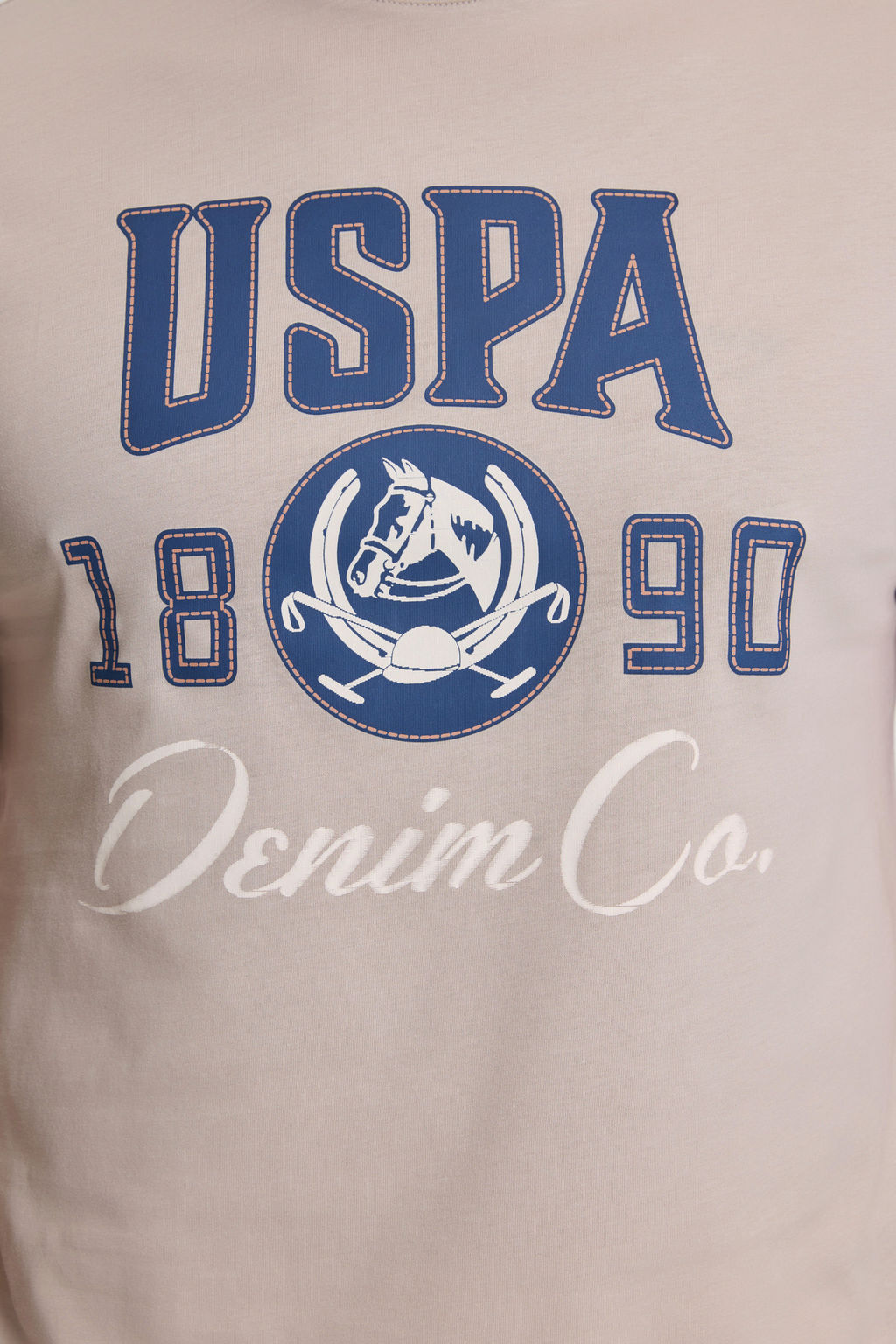 Erkek Ta_ Regular Fit Bisiklet Yaka Ti__rt - U.s. polo assn фото 6