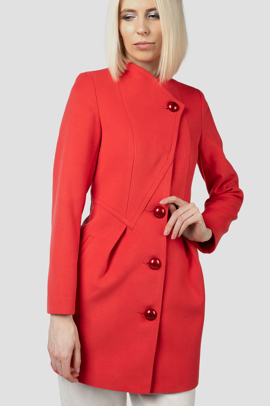 01-05639 Пальто женское демисезонное - El podio фото 7