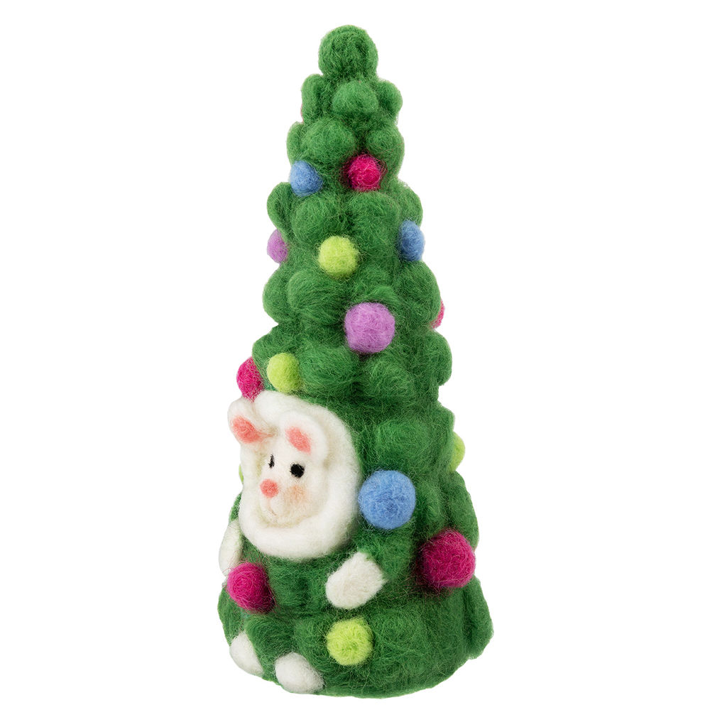 Miadolla WT-0209 Мышка в елке набор для валяния (со светодиодами)