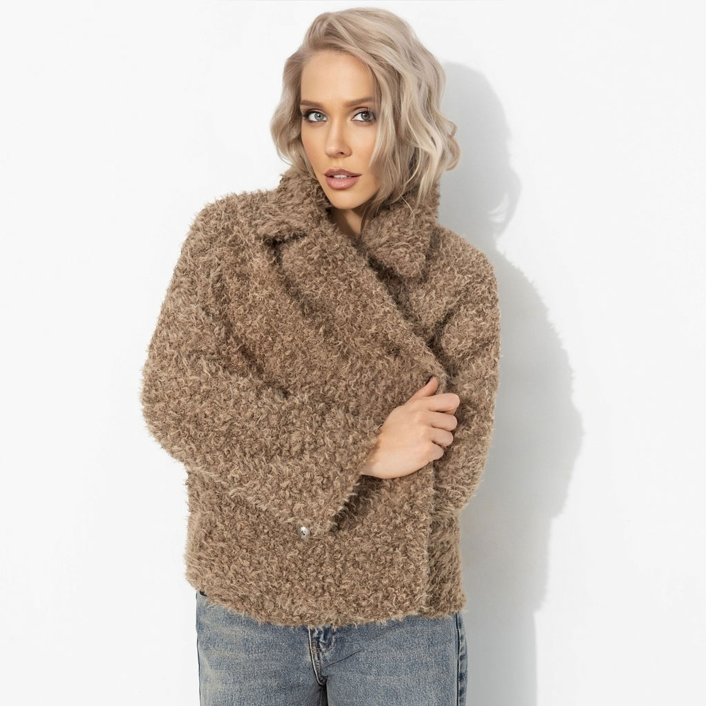 Полупальто с акцентным подкладом, Слишком заметна (oversize, 42-48) - Charutti фото 10