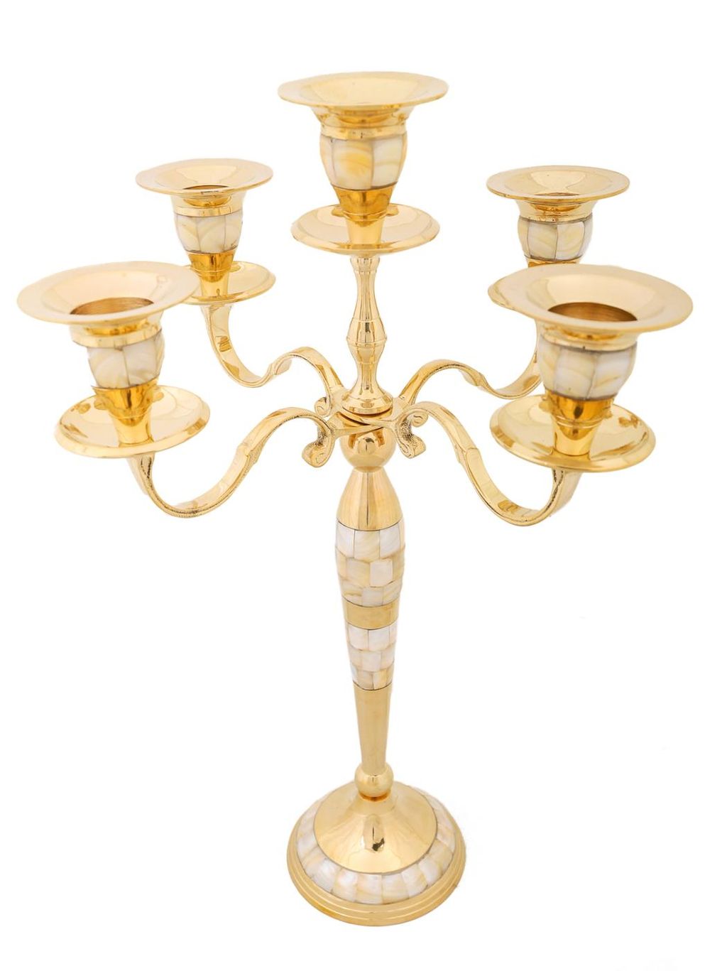 Подсвечник Классик на 5 свечей № П701 (полиш) - Ганг фото 2