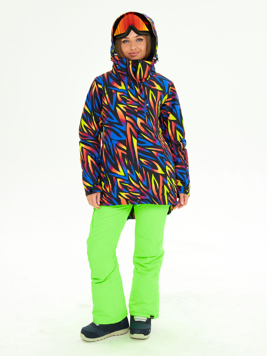 Женская горнолыжная сноубордическая куртка Alpha Endless Ultra Chaleur SNB 423/316_1 Разноцветный  фото 36