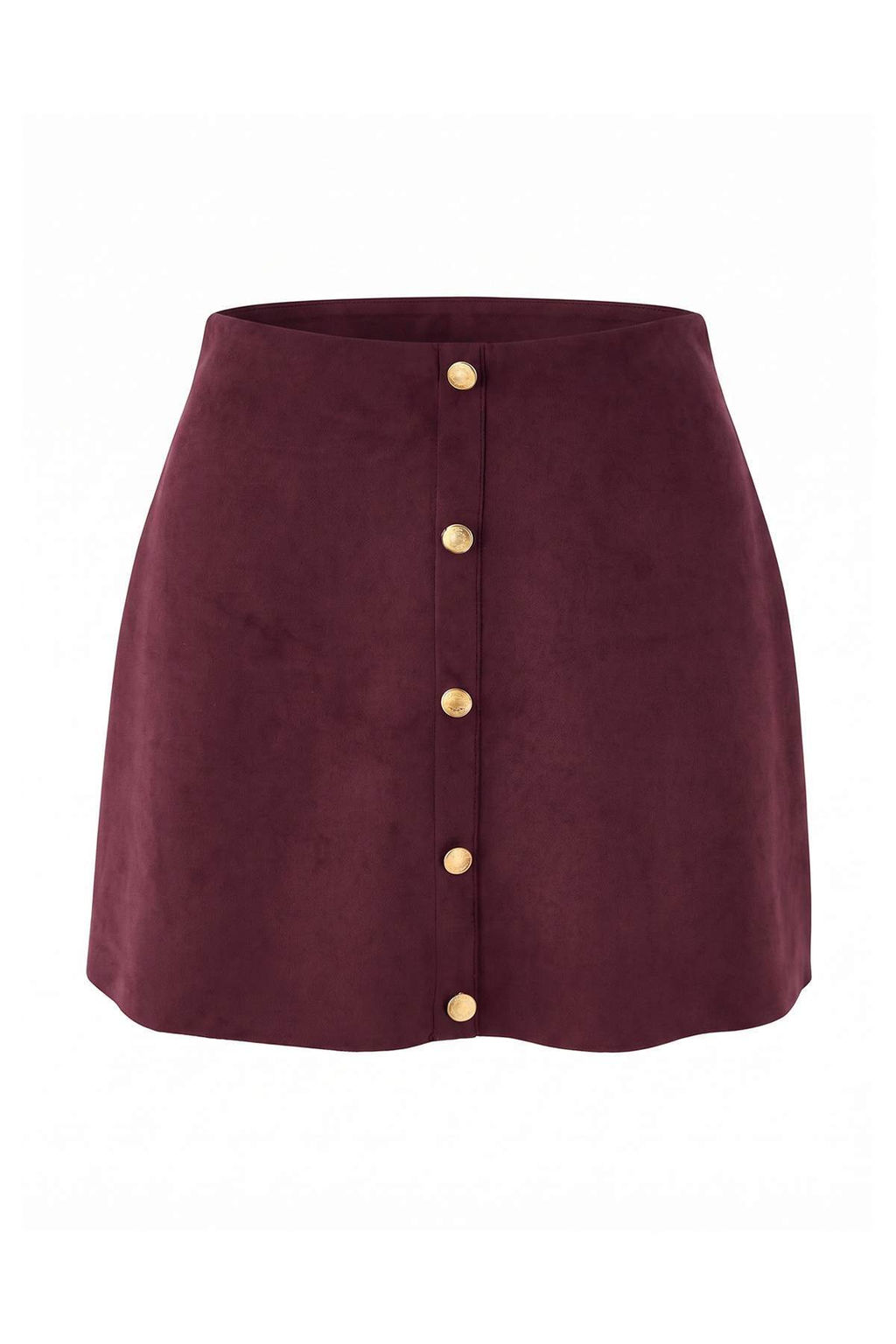 Bordo D_z D__meli A-Kesim/_an Form Mini S_et _rme Etek TWOAW27ET00050