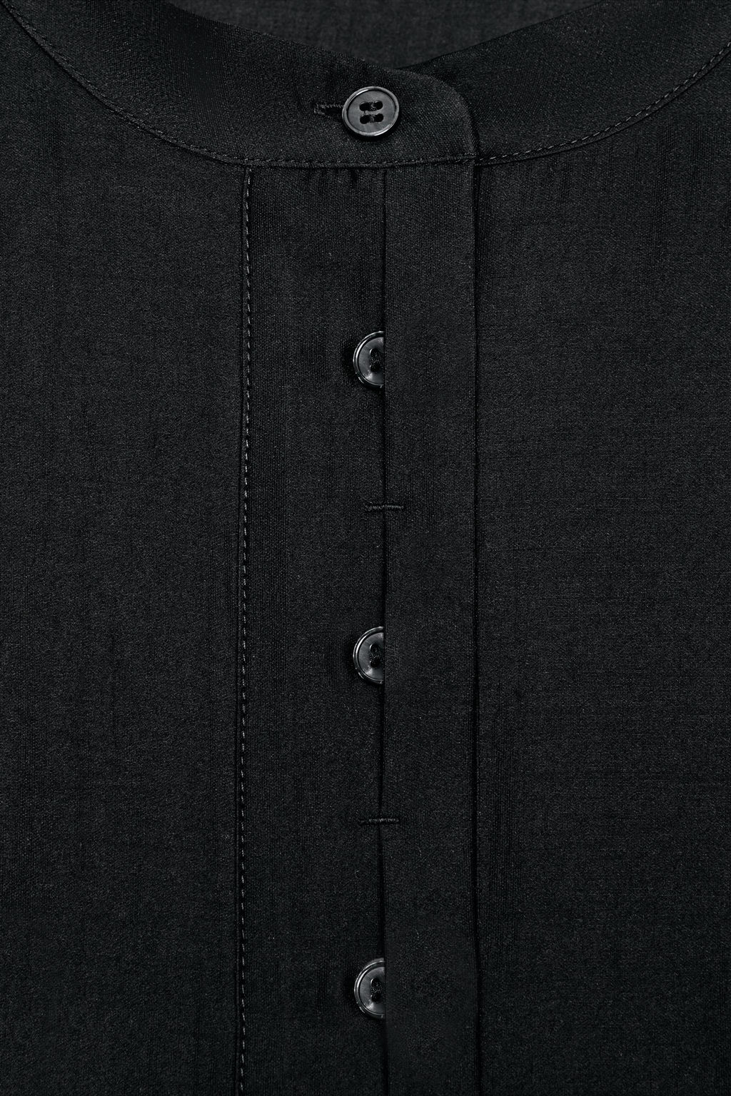 BLUSA FLUIDA MANGA CORTA ZW COLLECTION / Negro - Zara фото 7