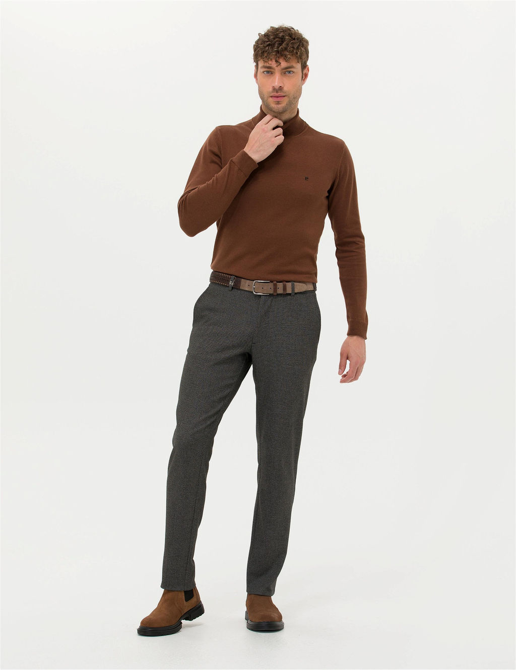 Kahverengi Klasik Pantolon - Pierre cardin фото 3