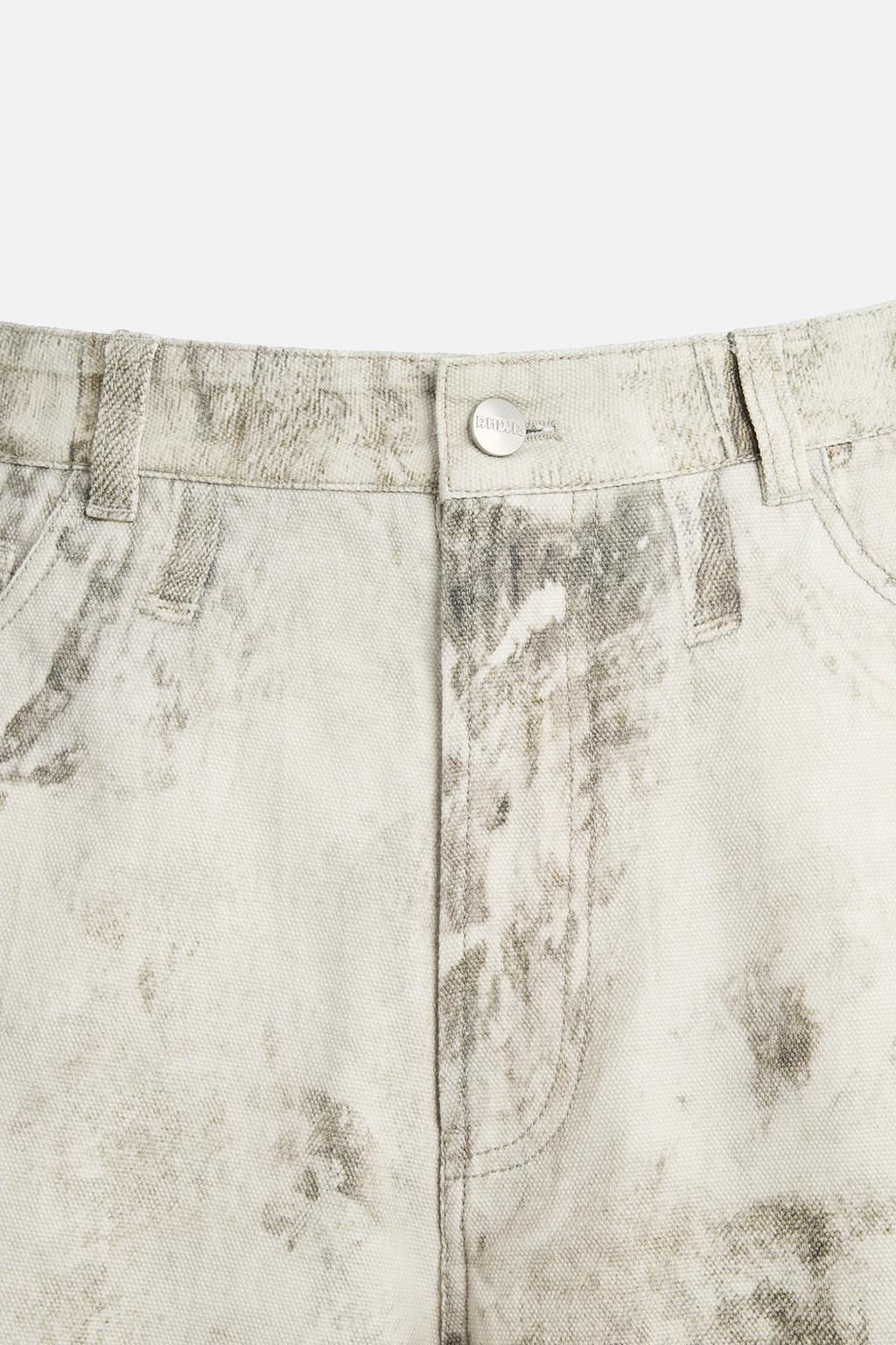 ABSTRACT PRINT TROUSERS - Zara фото 19