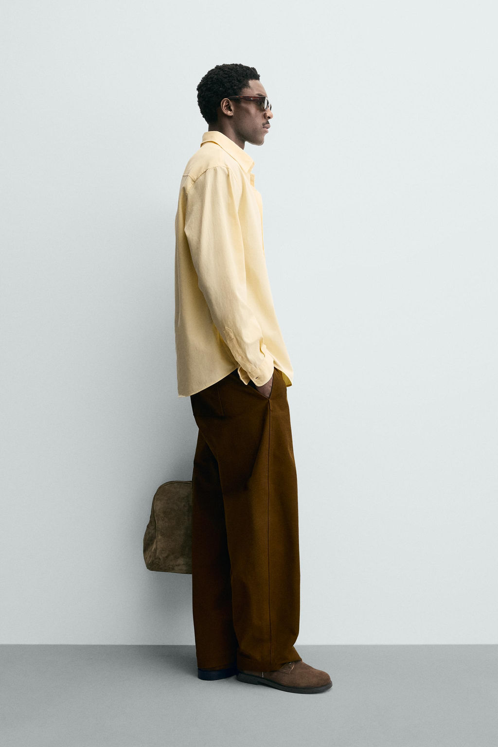 FLOWING SHIRT WITH POCKET - Zara фото 13