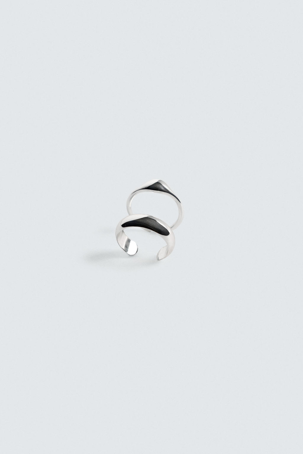 PACK OF 2 COMBINED METAL RINGS - Zara фото 4