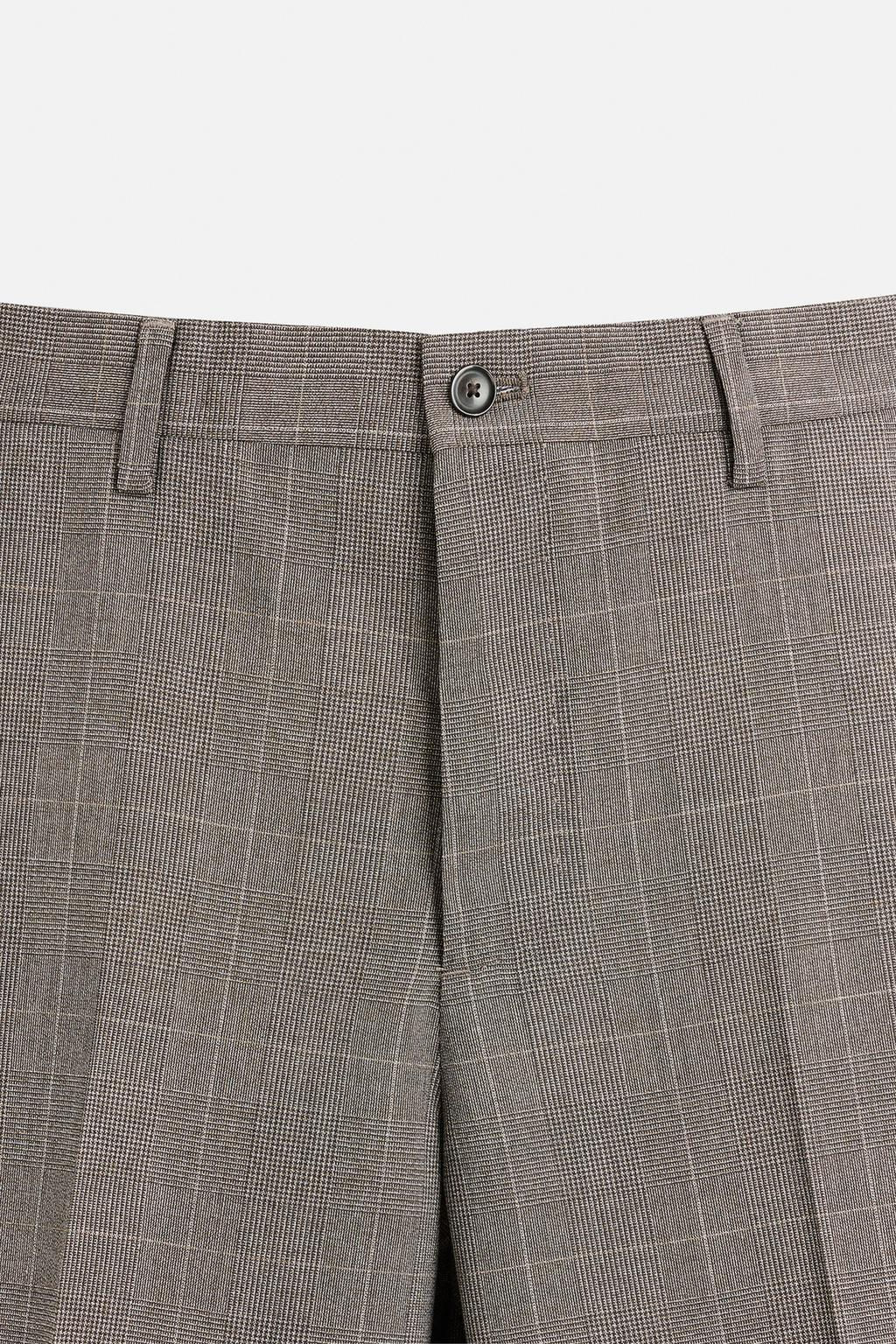 CHECK SUIT TROUSERS - Zara фото 7