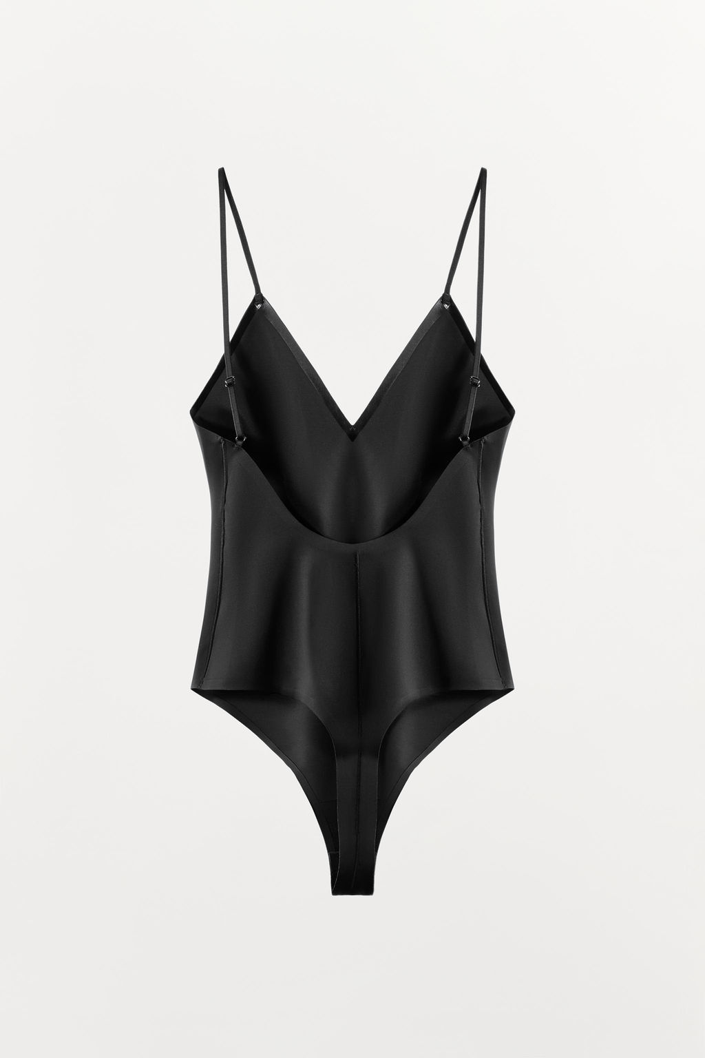 BODY TIRANTES CON POLIAMIDA / Negro - Zara фото 7