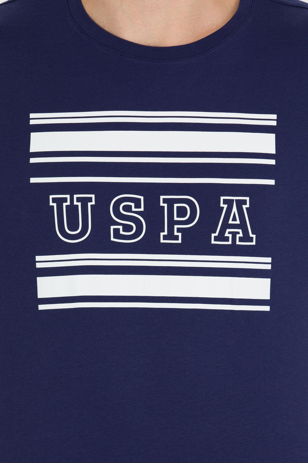 Erkek Lacivert Bisiklet Yaka Ti__rt