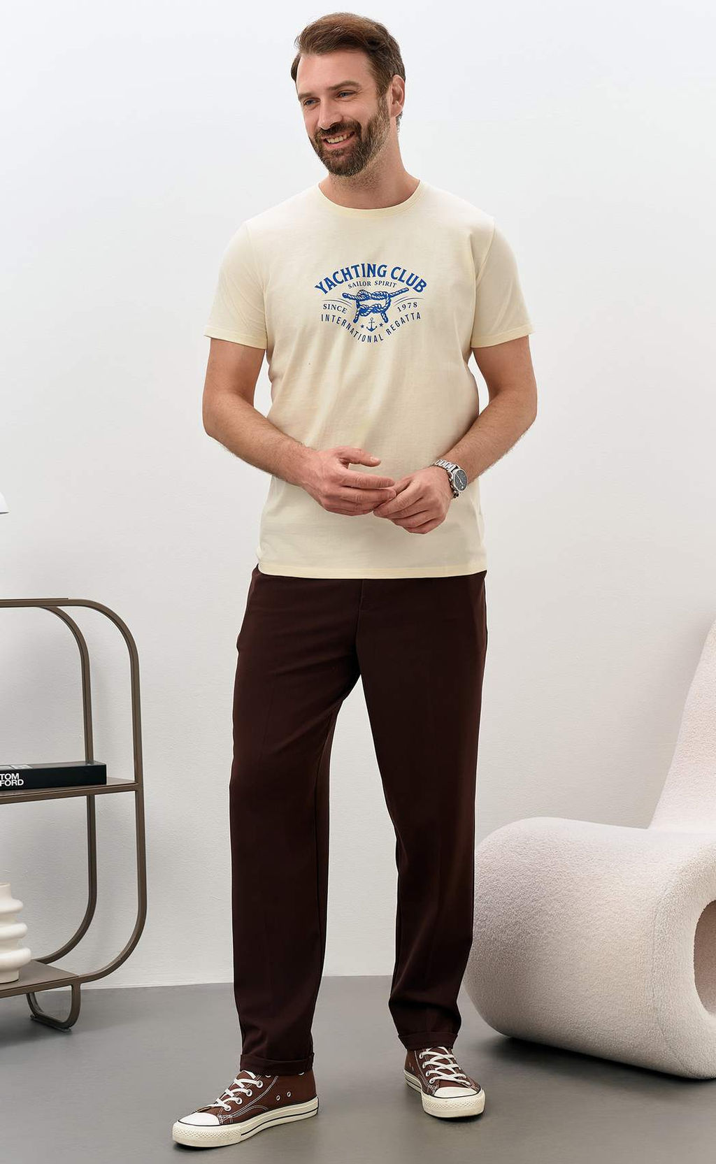 Футболка P611-06-921 l.beige - Primm фото 3