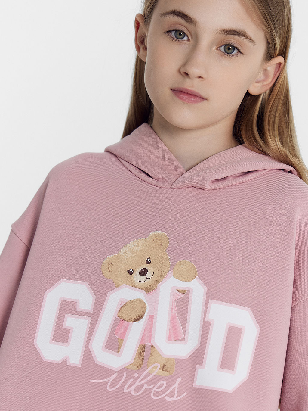 Анорак для девочек зефирно-розовое с печатью - Mark formelle фото 6