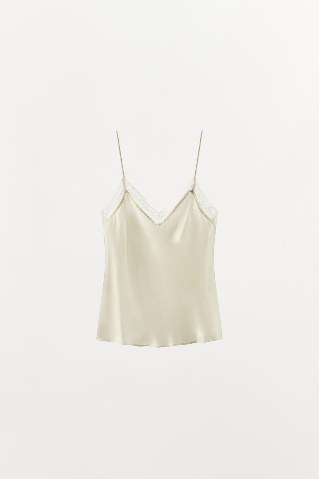 TOP SEDA 100% PUNTILLA / Crudo