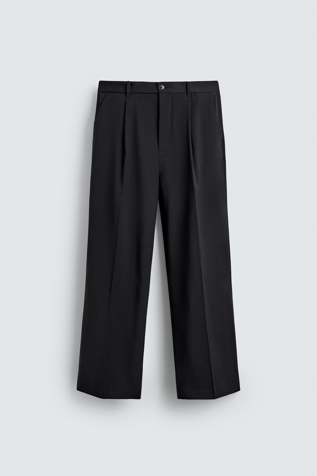 PLEATED TEXTURED TROUSERS - Zara фото 7
