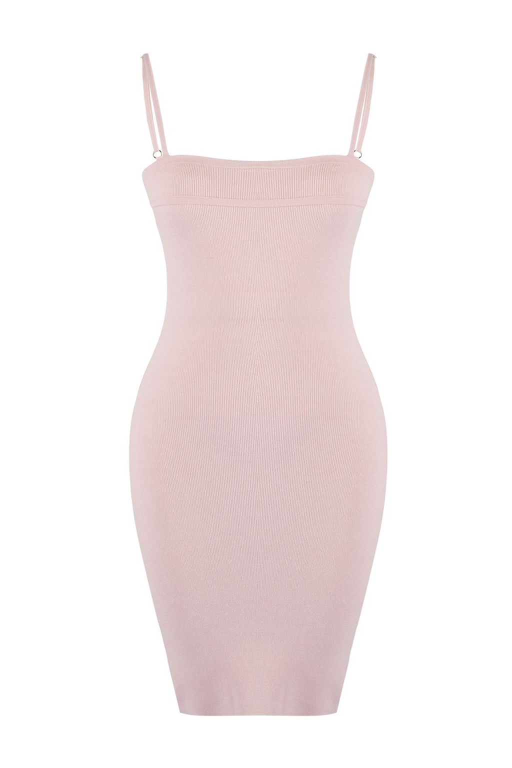 Pembe Premium Iplik K?sa / Mini Bolerolu Vucudu Saran Triko Elbise TWOSS26EL00167 - Trendyolmilla фото 8