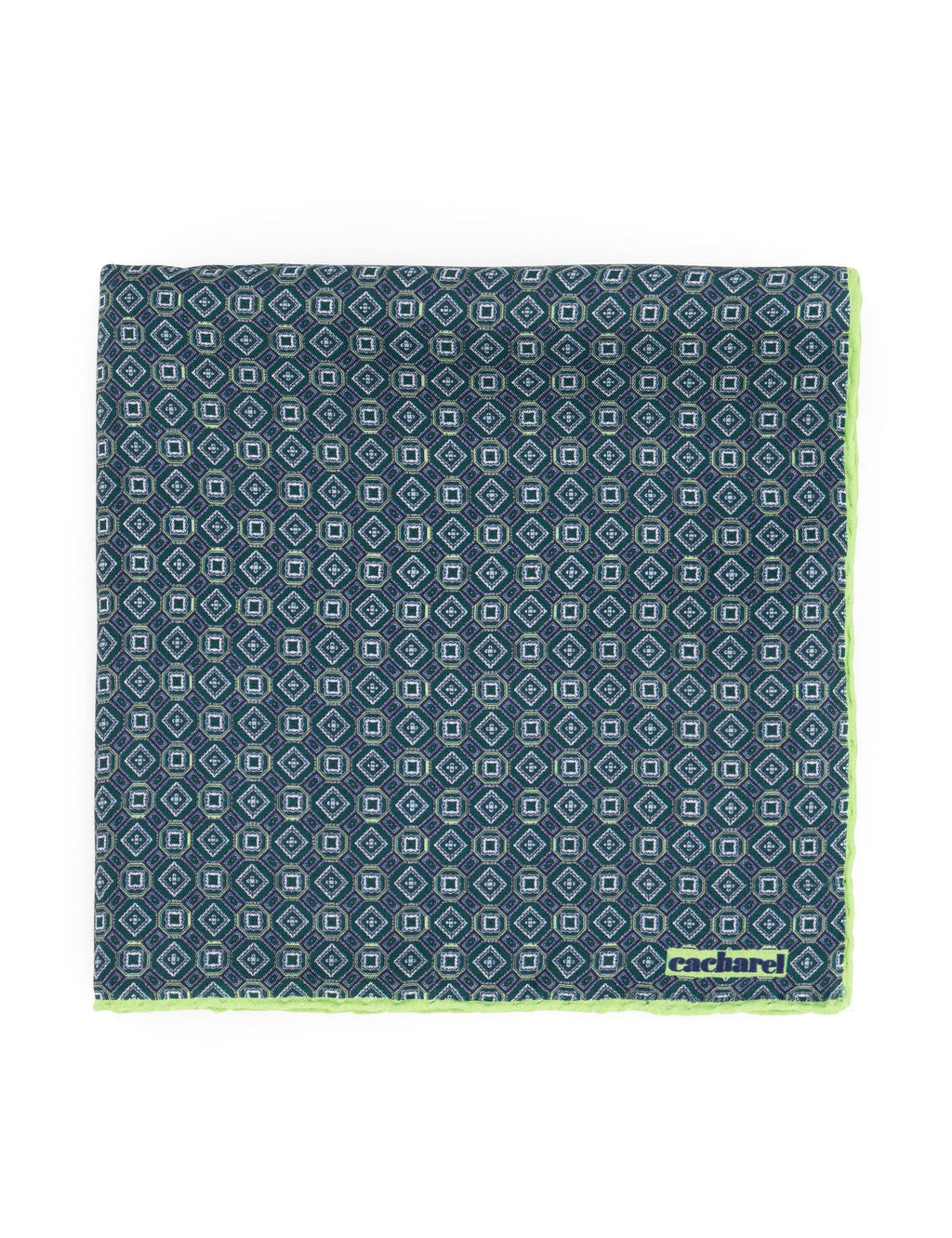 Зеленый шелковый платок - Cacharel фото 3