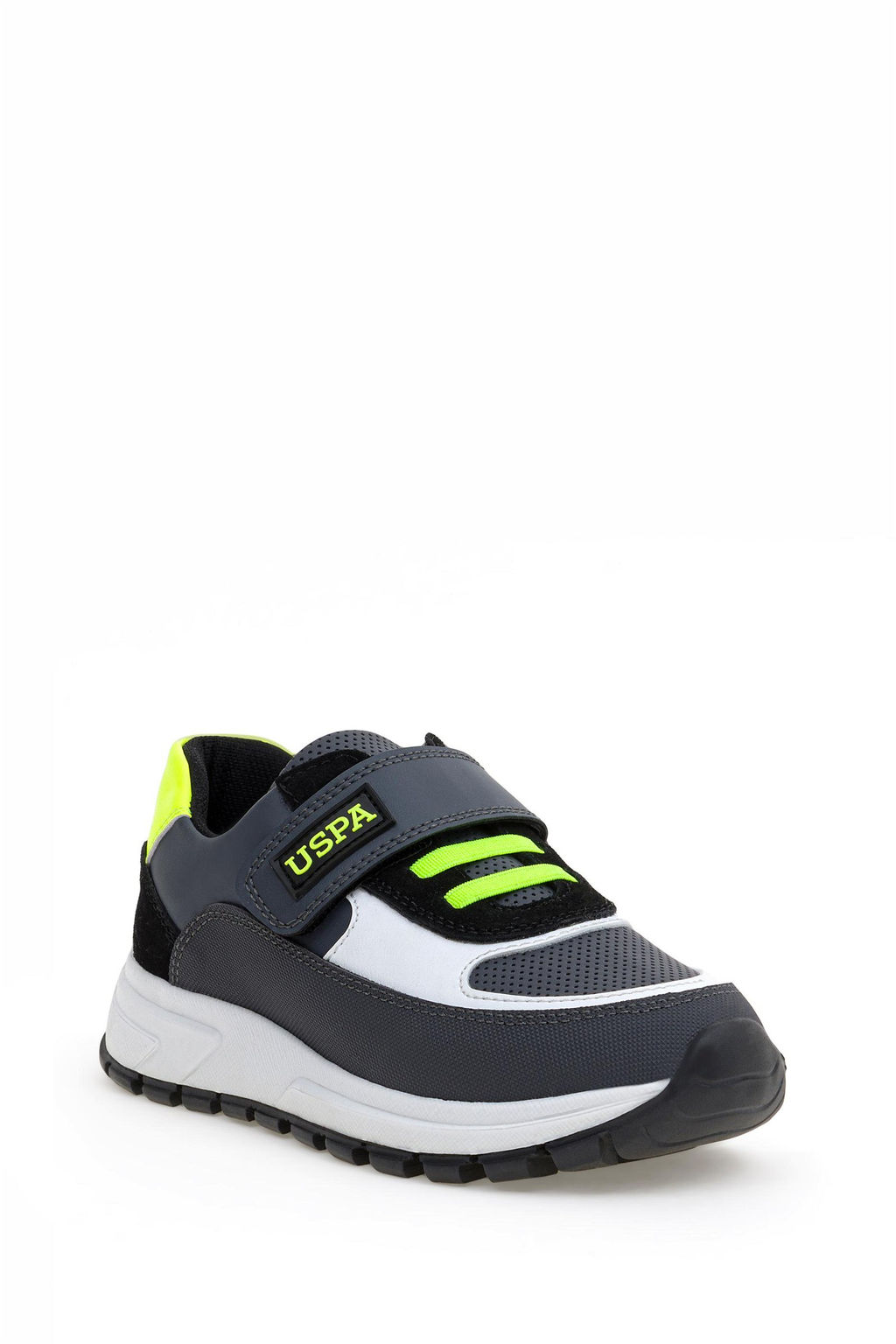Серая спортивная обувь для мальчика Неожиданная скидка в корзине - U.s. polo assn фото 2