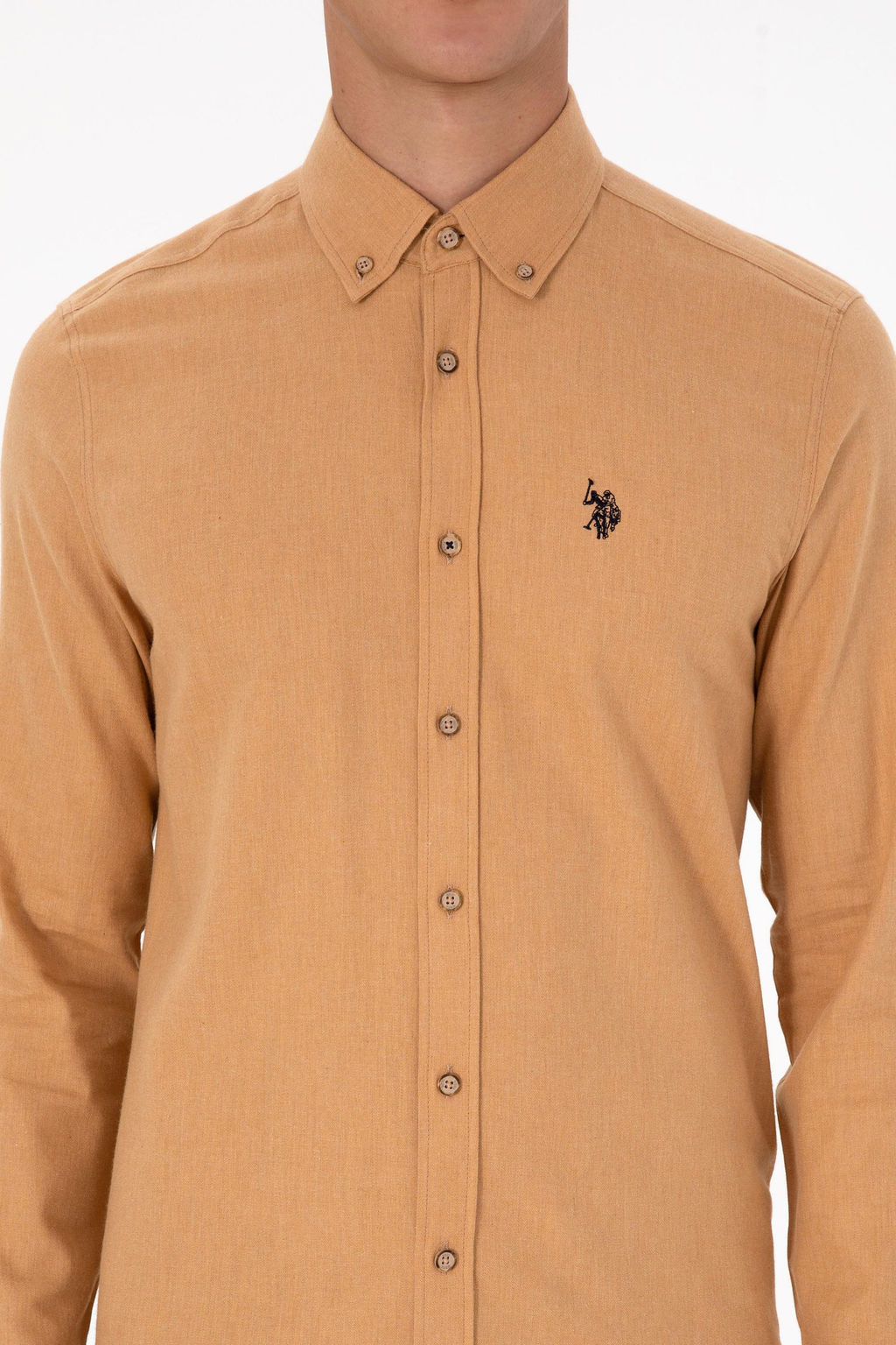 Erkek Camel Uzun Kollu Basic G_mlek - U.s. polo assn фото 6