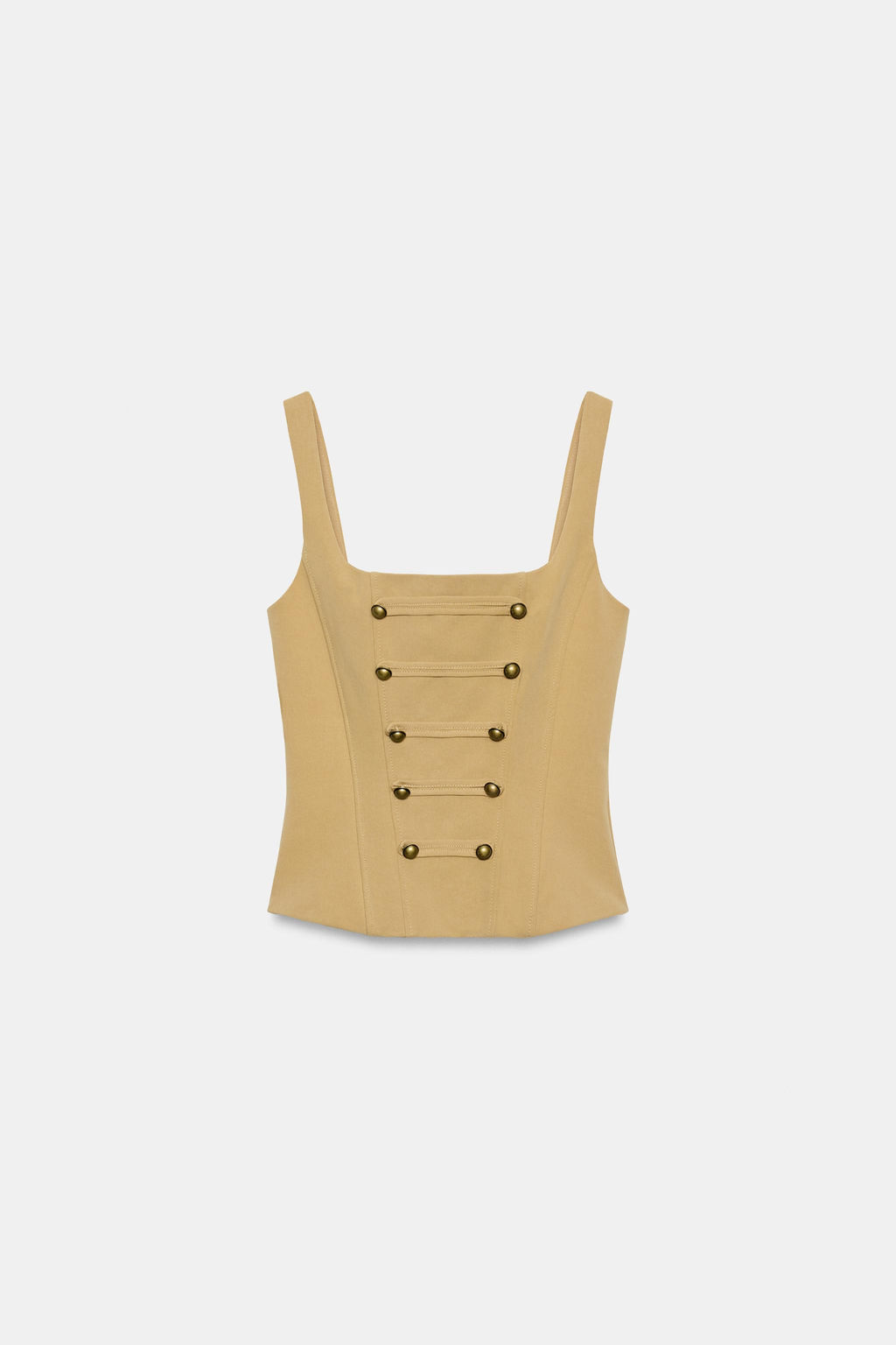 TOP CORSETERO BOTONES / Beige - Zara фото 6