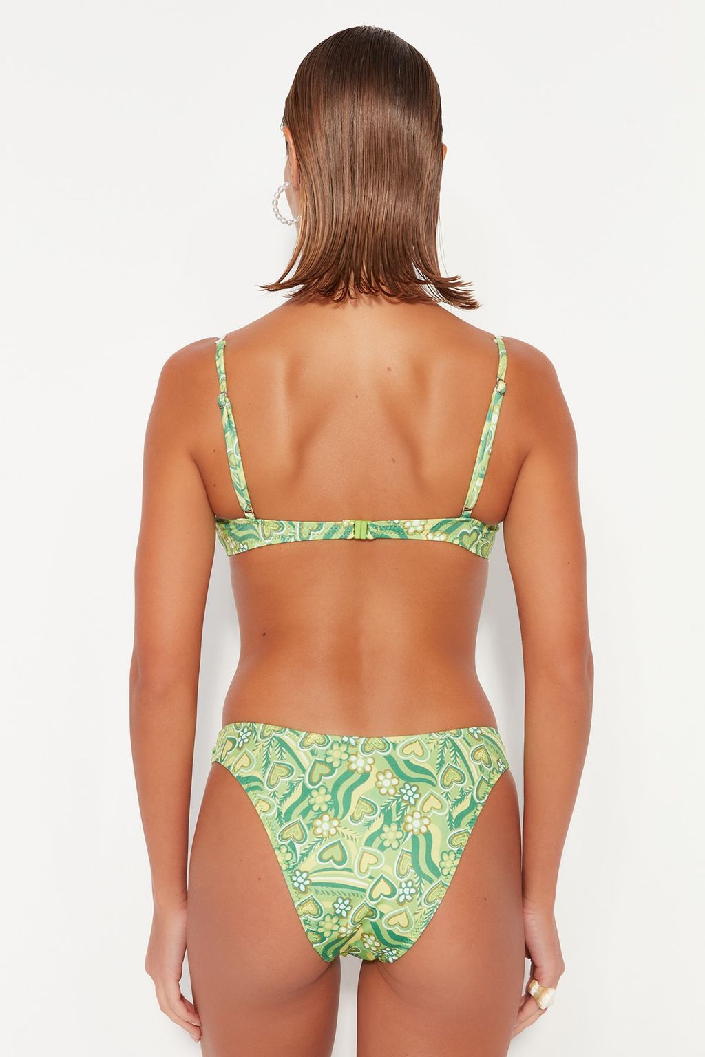 TRENDYOLMILLA Cicek Desenli Balenli Biyeli Bikini Ustu TBESS23BU00131 фото 6