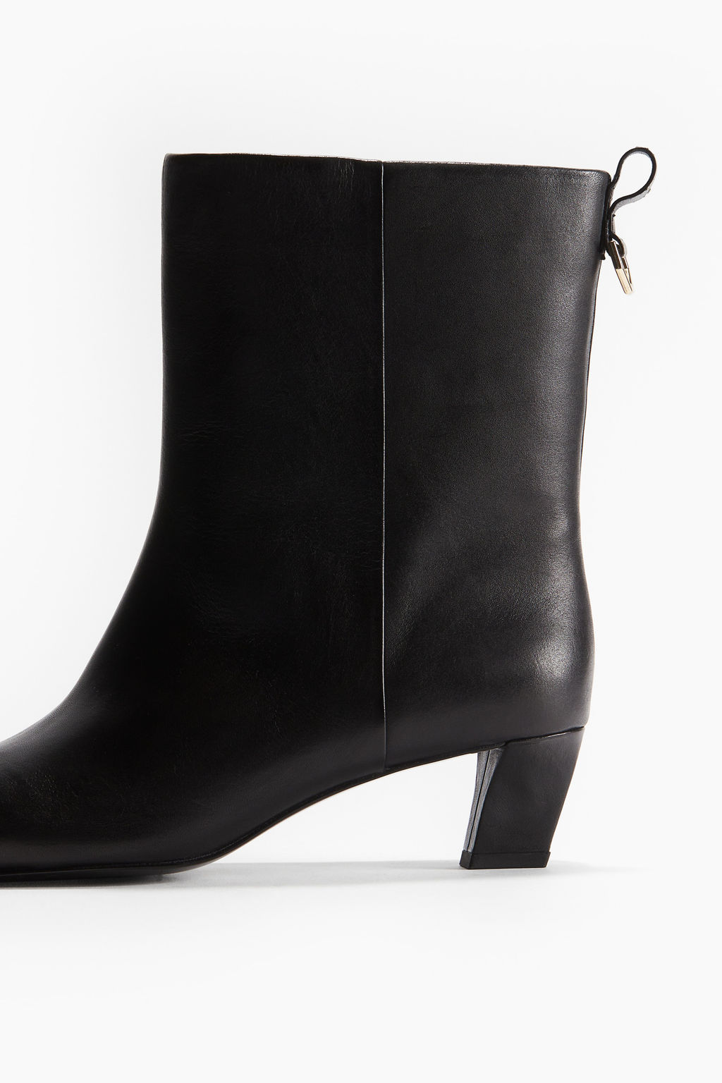 Botines de piel con tacon - H&m фото 9