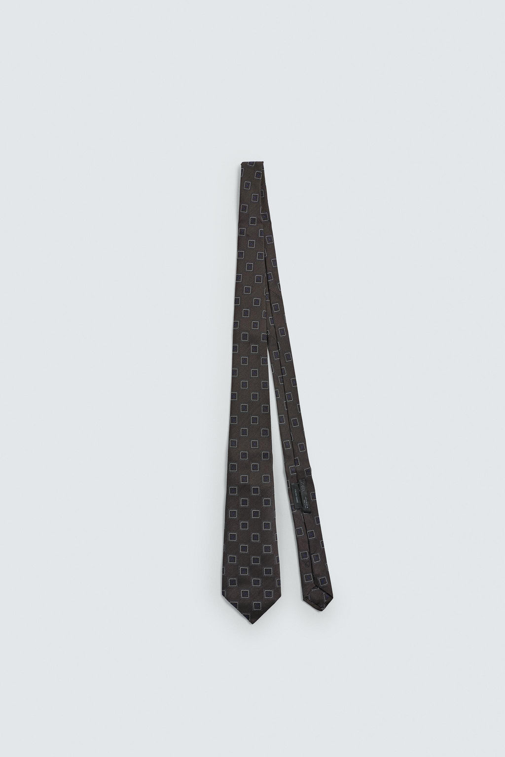 CORBATA JACQUARD GEOM?TRICO 100% SEDA / Marr?n - Zara фото 3