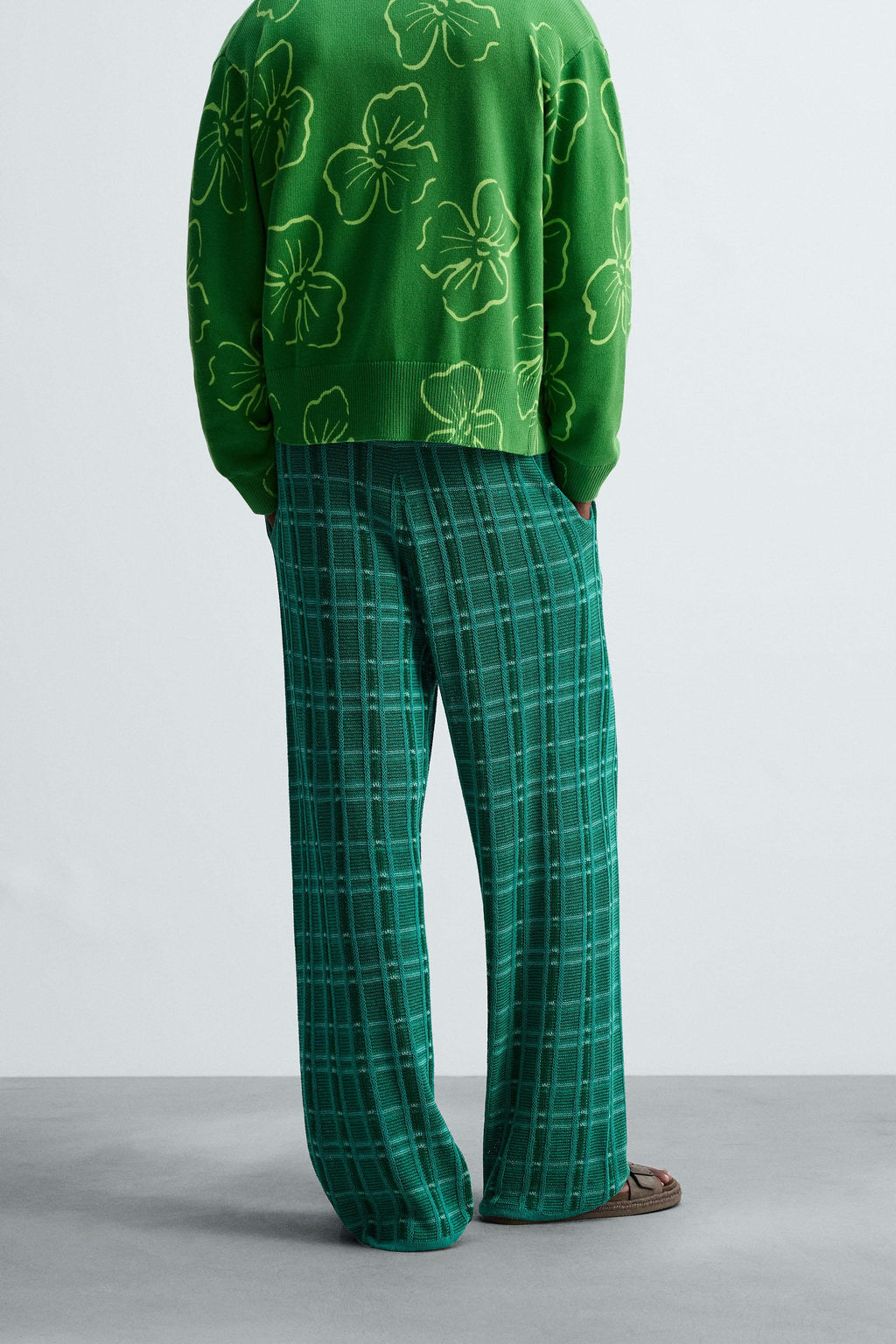JACQUARD KNIT TROUSERS  OTIS KWAME KYE QUAICOE - Zara фото 13
