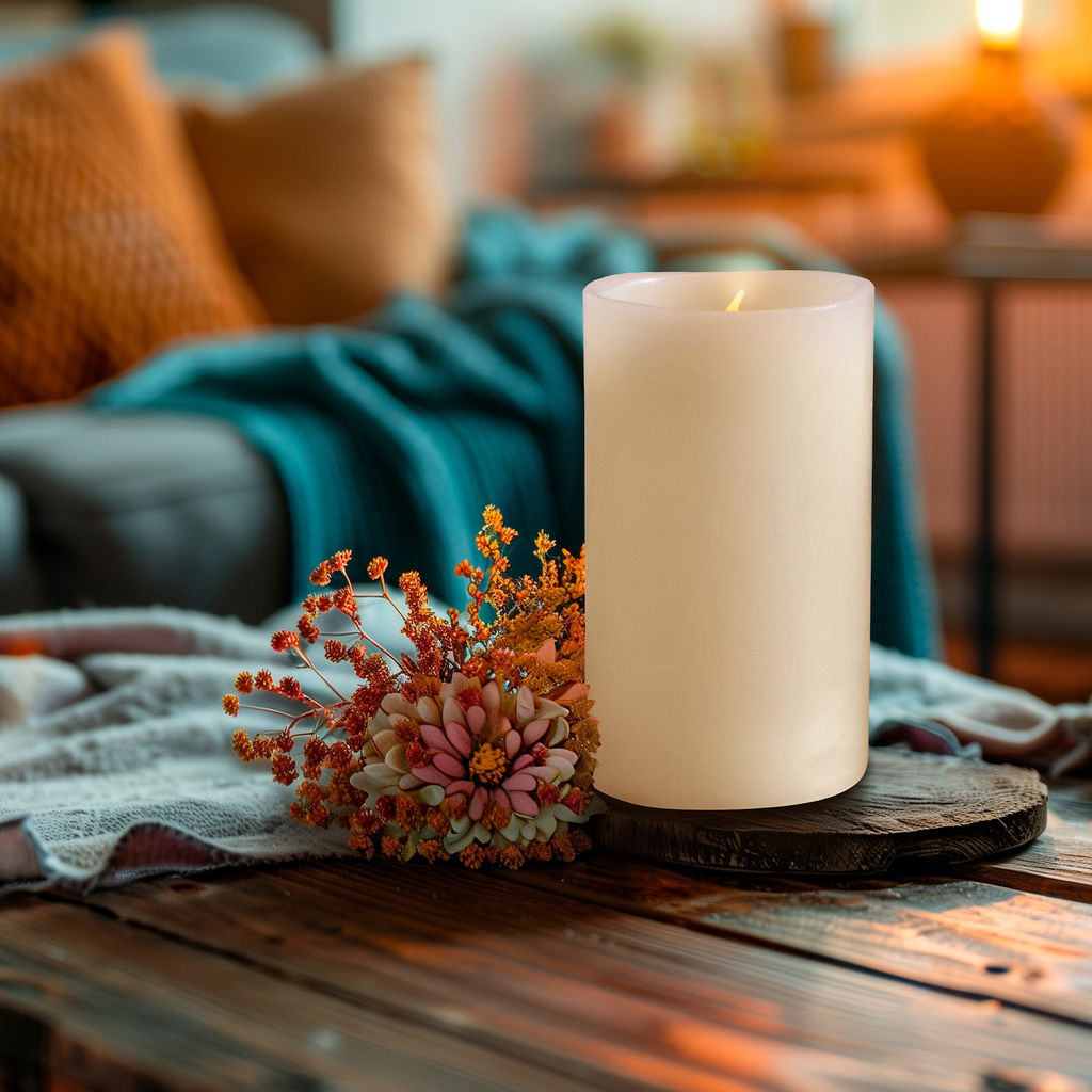 ULD-F050 WARM WHITE CANDLE SET3 Фигура светодиодная Свеча на батарейках 2АА (не в/к), в составе набора из 3 штук. 1 светодиод. Теплый белый свет. TM Uniel - Volpe фото 3