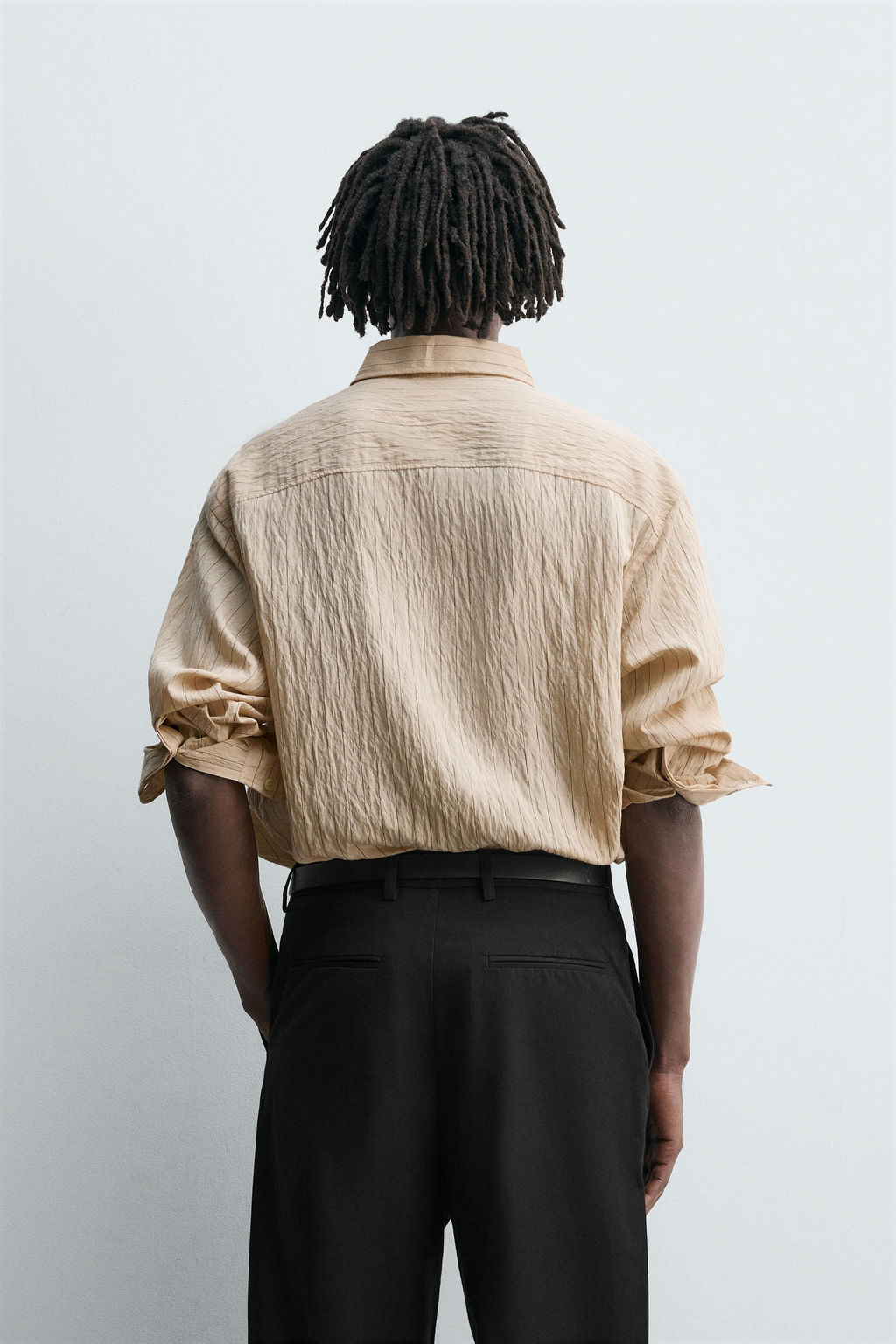 STRIPED FLOWING SHIRT - Zara фото 3