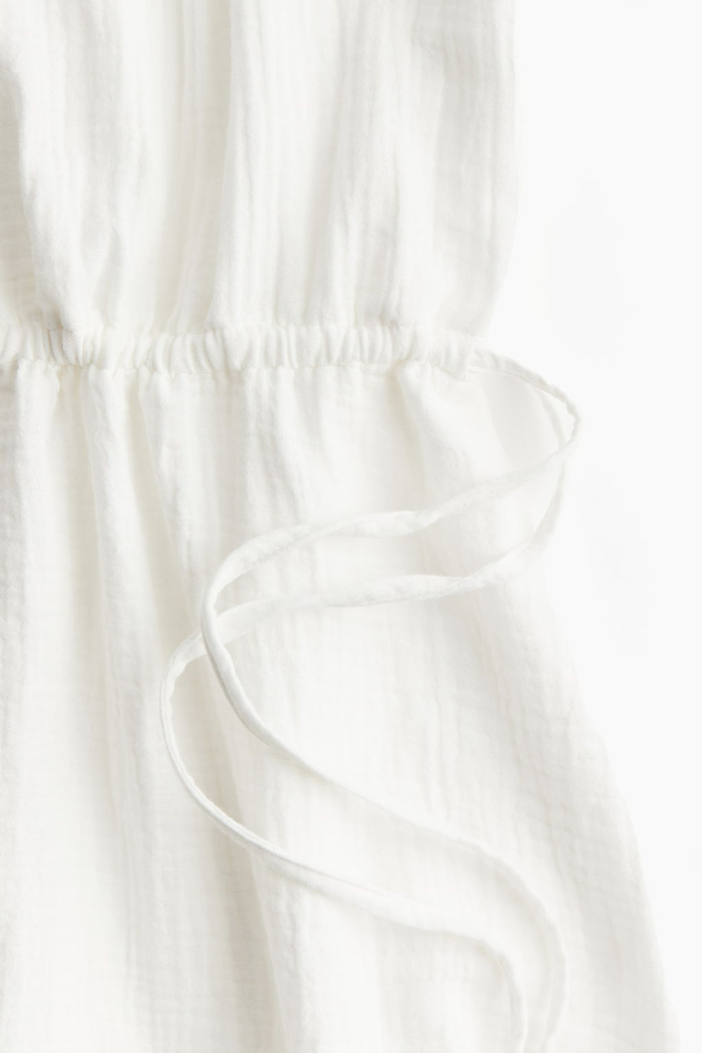 Vestido de algodon con cordon de ajuste - H&m фото 5