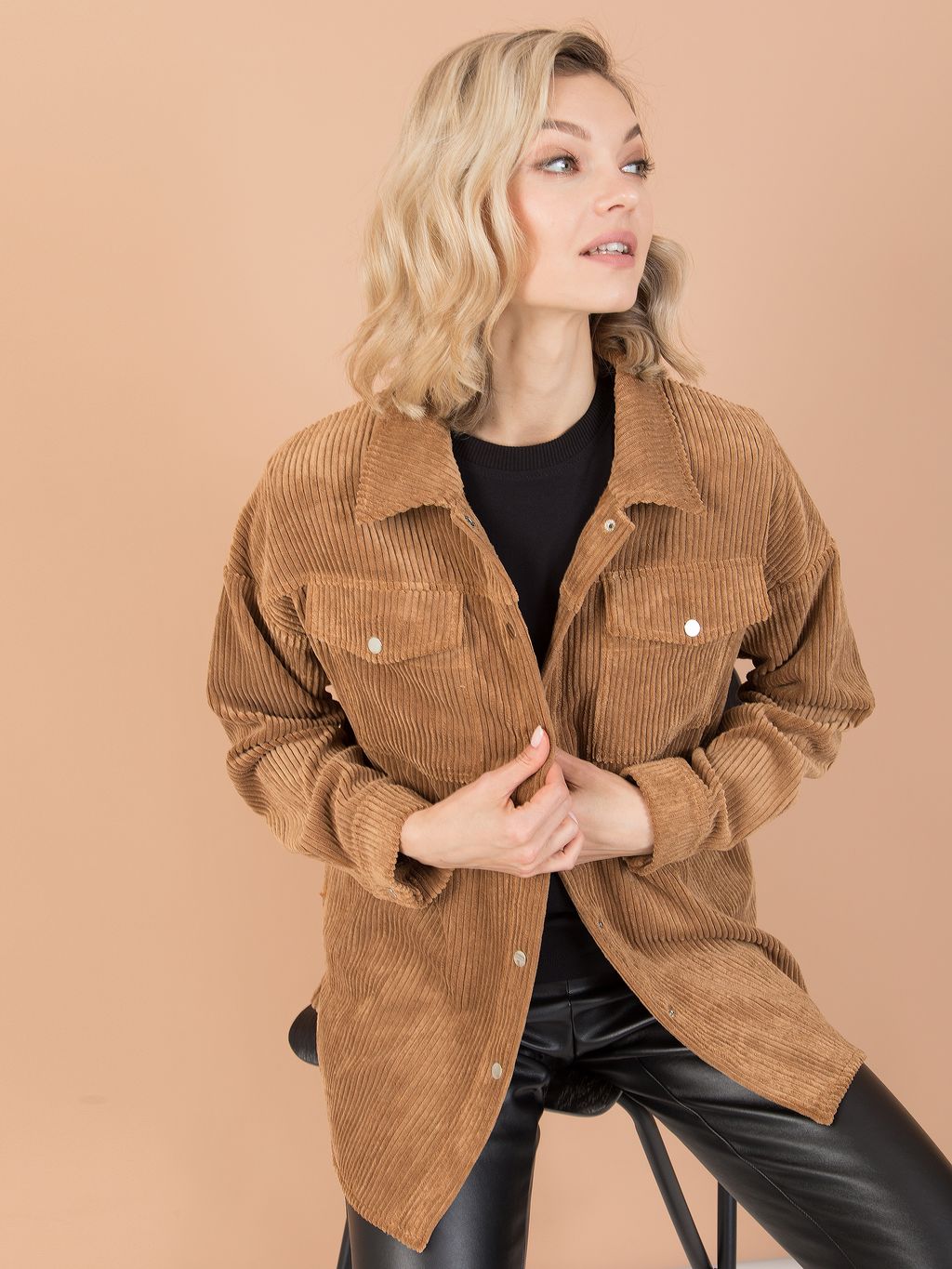 Рубашка вельветовая - Stilla фото 12