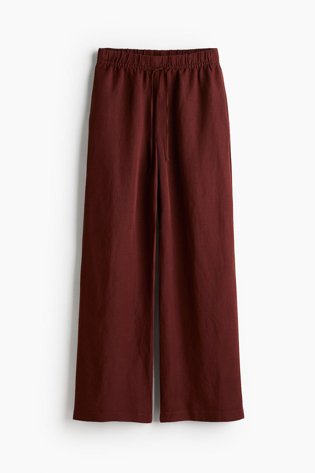 Pantalon sin cierre en mezcla de lino - H&m фото 5
