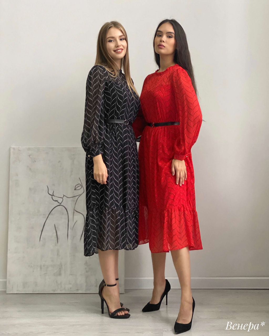 Платье Венера (черный)* - Nadi bordo фото 6