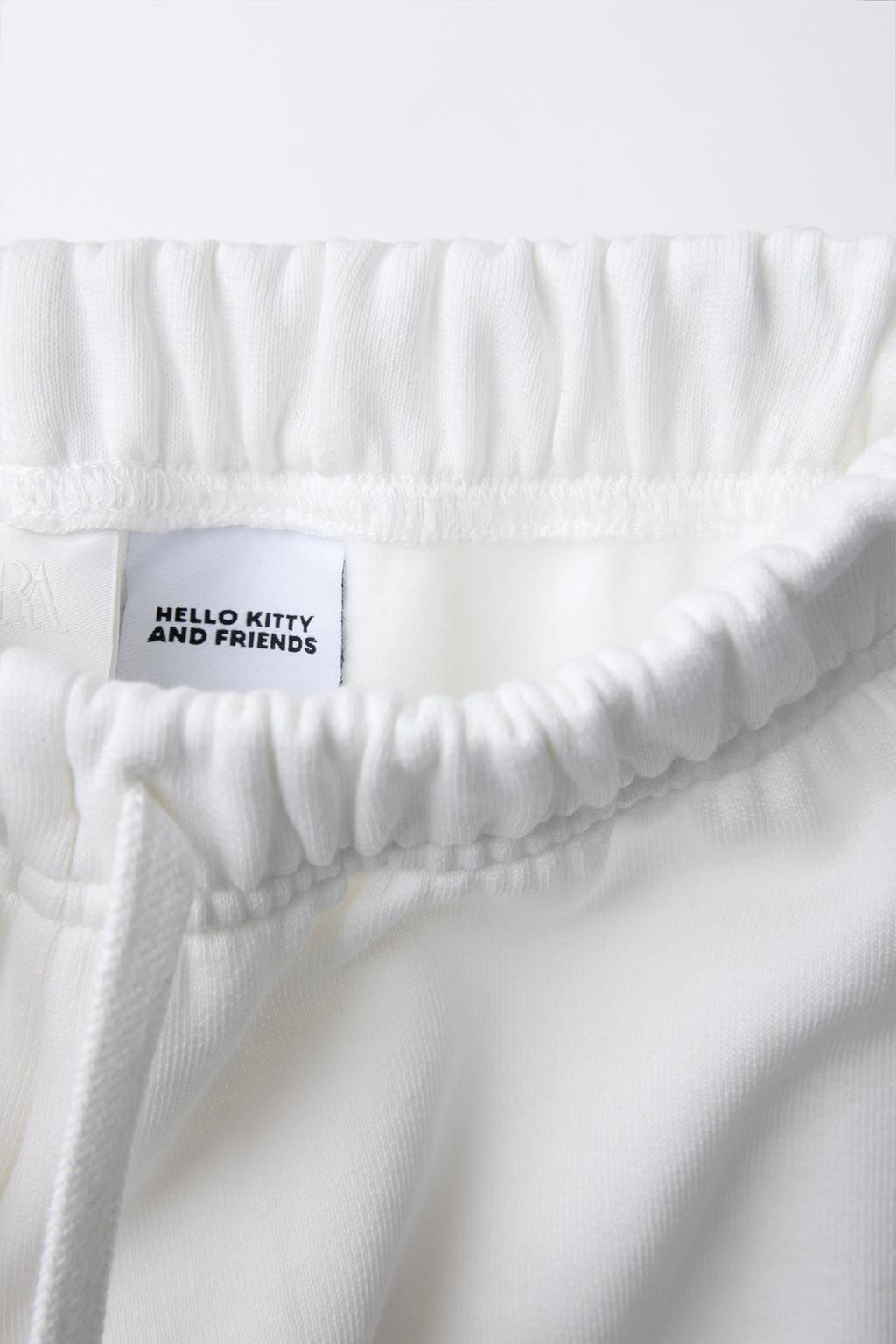 HELLO KITTY AND FRIENDS  SANRIO WIDE LEG TROUSERS - Zara фото 6