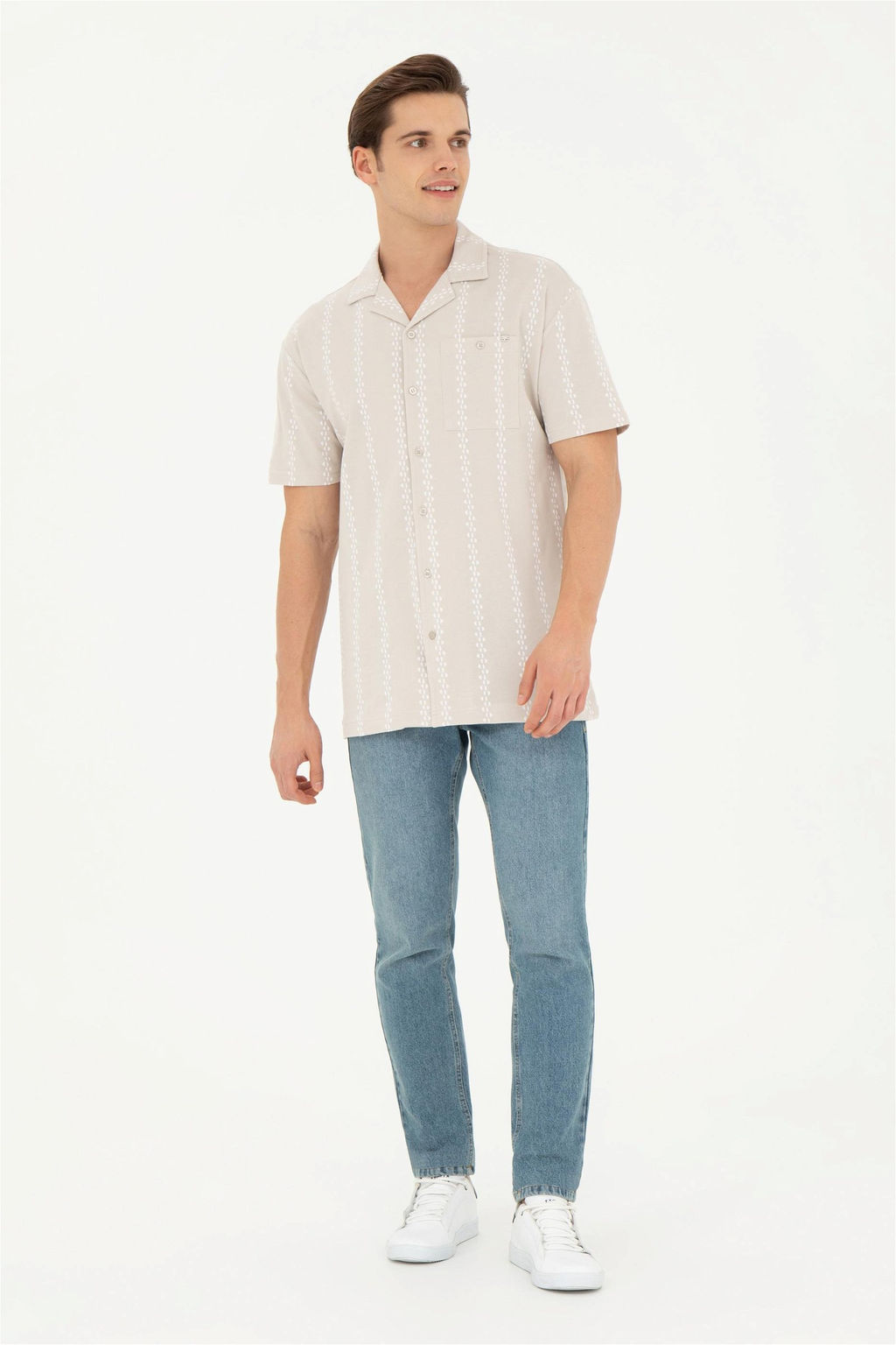 Мужская футболка Stone Comfort с воротником-поло - U.s. polo assn фото 4